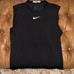 Nike Pro Black Dri-FIT Sleeveless Shirt